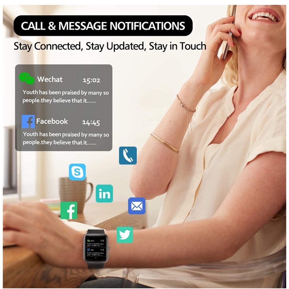 Smart Watch, Waterproof Touch Screen- iOS, Android - Picture 7 of 15